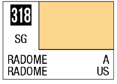 Mr Hobby Mr. Color 318 - Radome (Semi-Gloss/Aircraft) | 4973028717464