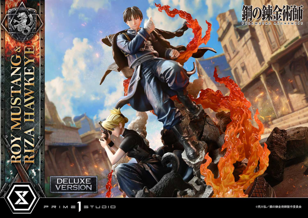 Prime 1 Studio Concept Masterline Fullmetal Alchemist Roy Mustang & Riza Hawkeye DX Bonus Version | 4580708049595