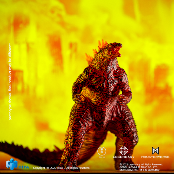 HIYA Toys STYLIST SERIES Series: "GODZILLA: KING OF THE MONSTERS" - Burning Godzilla New Year Exclusive