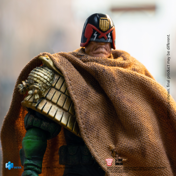 HIYA Toys Exquisite Mini Series 1/18 Scale JUDGE DREDD Cursed Earth Judge Dredd