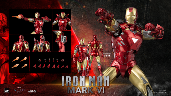 Three Zero Marvel Studios: The Infinity Saga: DLX Iron Man Mark 6