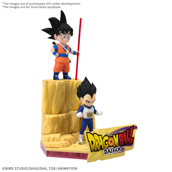 BANDAI HOBBY DRAGON BALL DAIMA MODEL KIT SON GOKU (MINI) & VEGETA (MINI) | 4573102683861