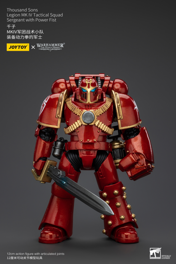 Joy Toy Thousand Sons Legion MK IV Tactical Squad Sergeant with Power Fist