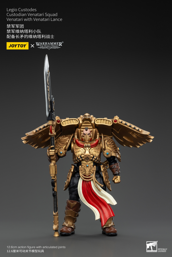 JOYTOY Legio Custodes Custodian Venatari Squad Venatari with Venatari Lance(6927054400799)(6927054400799)