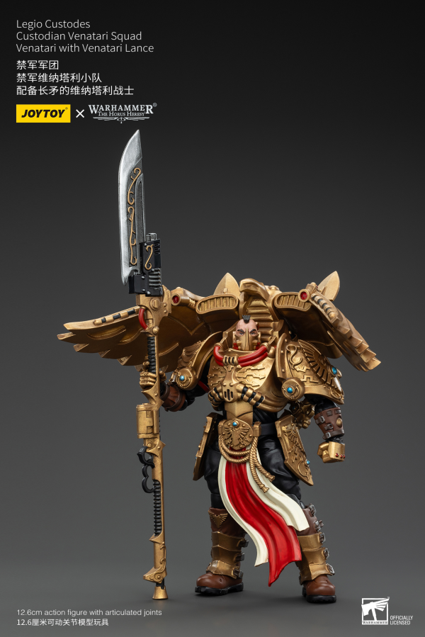 JOYTOY Legio Custodes Custodian Venatari Squad Venatari with Venatari Lance(6927054400799)(6927054400799)