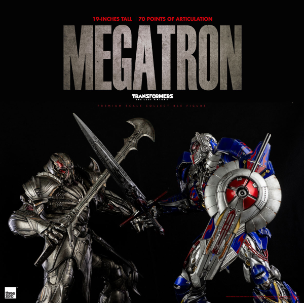 Three Zero Transformers: The Last Knight - PREMIUM Megatron (Deluxe Edition)