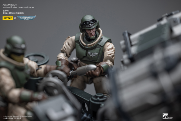 Joy Toy Astra Militarum Ordnance Team with Malleus Rocket Launcher