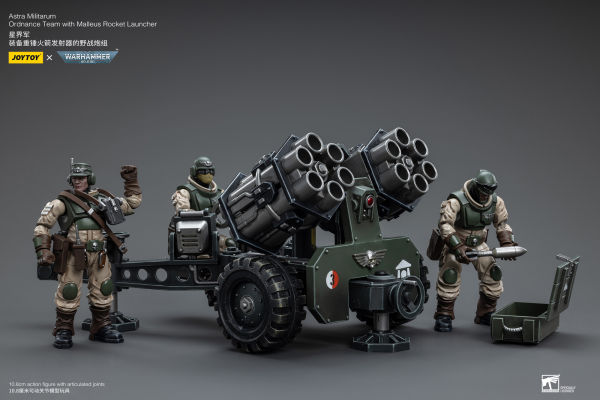 Joy Toy Astra Militarum Ordnance Team with Malleus Rocket Launcher