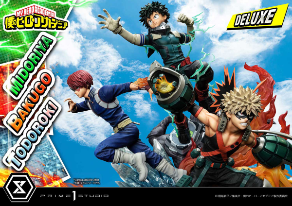 Prime 1 Studio Ultimate Premium Masterline My Hero Academia Midoriya, Bakugo & Todoroki Deluxe Version(4582535945804)(4582535945804)