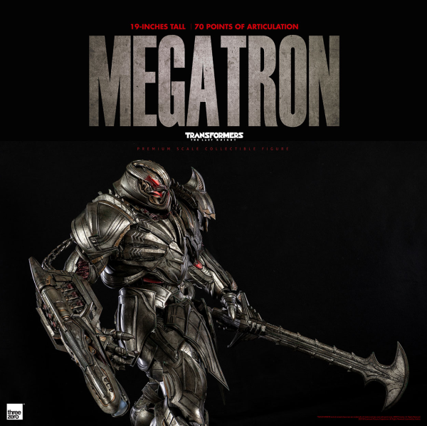 Three Zero Transformers: The Last Knight - PREMIUM Megatron (Deluxe Edition)