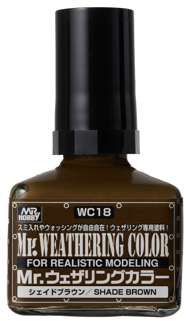 Mr Hobby Mr. Weathering Color - SHADE BROWN (MR. WEATHERING COLOR) | 4973028929027