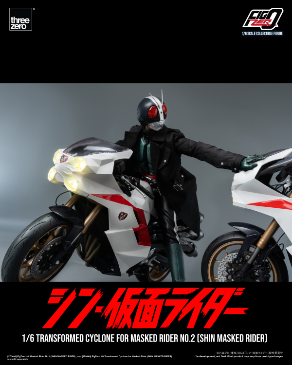 Three Zero FigZero 1/6 Transformed Cyclone for Masked Rider No.2 (SHIN MASKED RIDER)