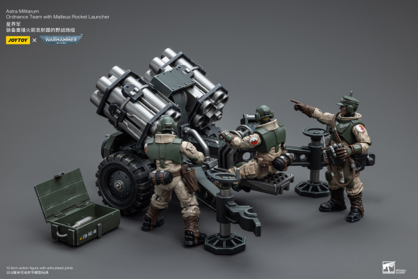 Joy Toy Astra Militarum Ordnance Team with Malleus Rocket Launcher