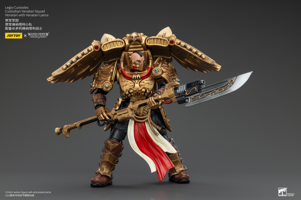 JOYTOY Legio Custodes Custodian Venatari Squad Venatari with Venatari Lance(6927054400799)(6927054400799)