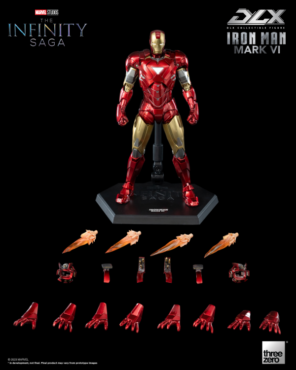 Three Zero Marvel Studios: The Infinity Saga: DLX Iron Man Mark 6