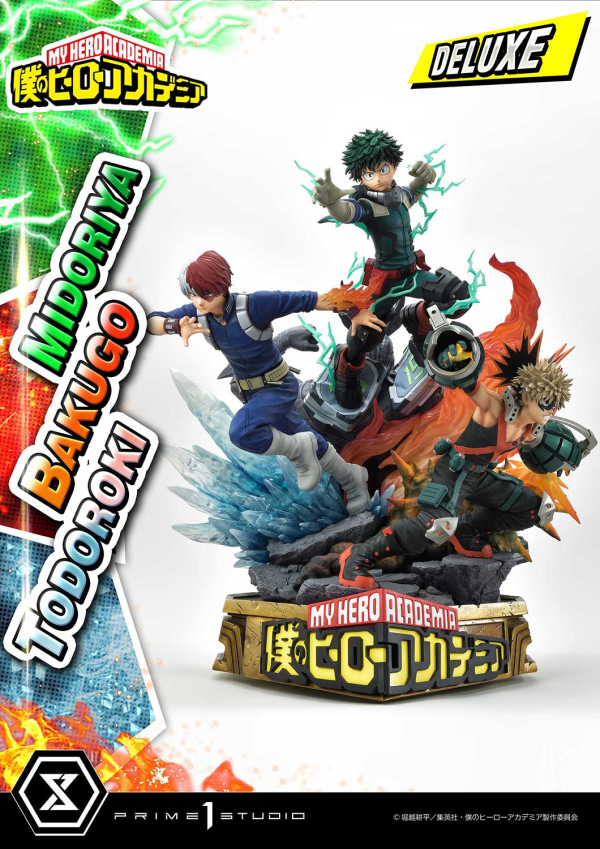 Prime 1 Studio Ultimate Premium Masterline My Hero Academia Midoriya, Bakugo & Todoroki Deluxe Version(4582535945804)(4582535945804)