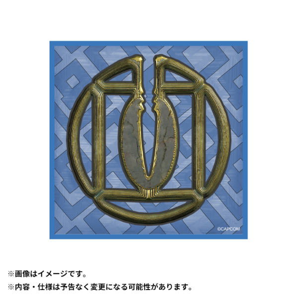 CAPCOM rubber coaster Tsuba Guard: Kochin's Ward | 4976219131230