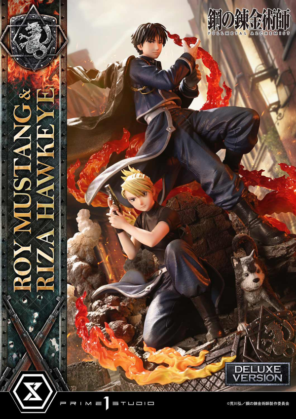 Prime 1 Studio Concept Masterline Fullmetal Alchemist Roy Mustang & Riza Hawkeye DX Bonus Version | 4580708049595