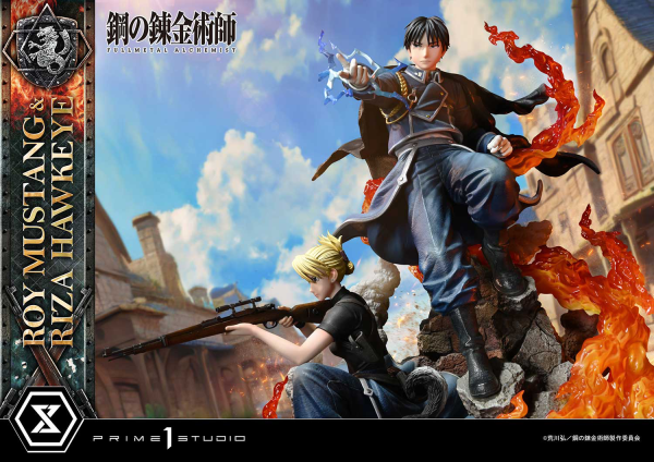 Prime 1 Studio Concept Masterline Fullmetal Alchemist Roy Mustang & Riza Hawkeye DX Bonus Version | 4580708049595