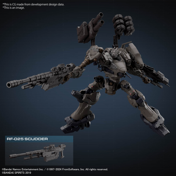 BANDAI Hobby 30MM ARMORED CORE Ⅵ FIRES OF RUBICON RaD CC-2000 ORBITER NIGHTFALL