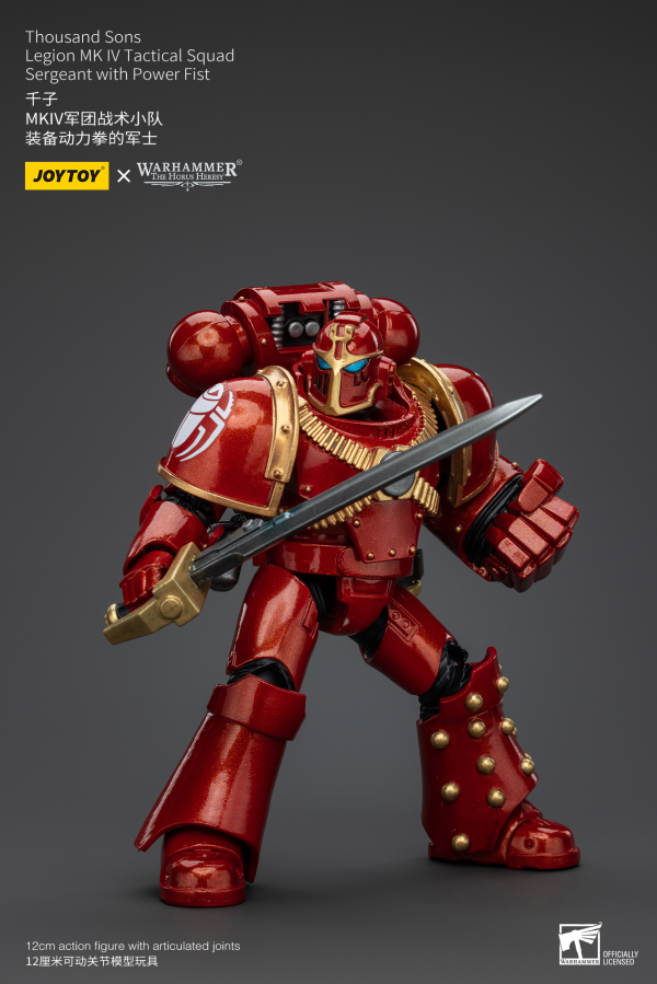 Joy Toy Thousand Sons Legion MK IV Tactical Squad Sergeant with Power Fist