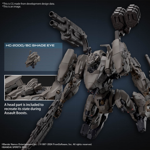 BANDAI Hobby 30MM ARMORED CORE Ⅵ FIRES OF RUBICON RaD CC-2000 ORBITER NIGHTFALL