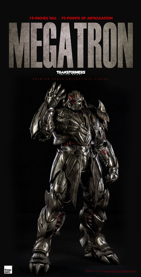 Three Zero Transformers: The Last Knight - PREMIUM Megatron (Deluxe Edition)