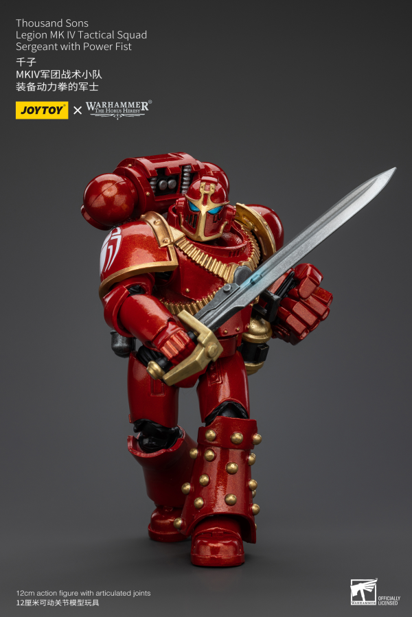 Joy Toy Thousand Sons Legion MK IV Tactical Squad Sergeant with Power Fist