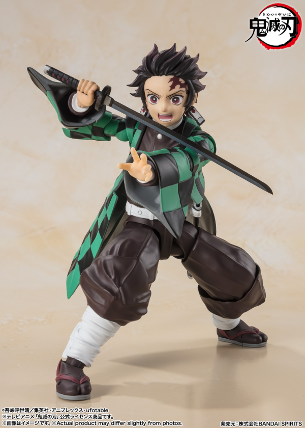 BANDAI Tamashii Tanjiro Kamado "Demon Slayer: Kimetsu no Yaiba", TAMASHII NATIONS S.H.Figuarts