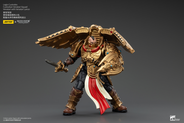 JOYTOY Legio Custodes Custodian Venatari Squad Venatari with Venatari Lance(6927054400799)(6927054400799)