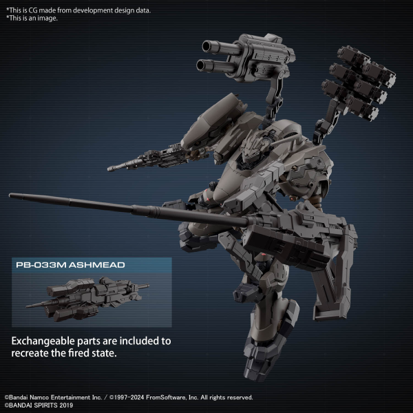 BANDAI Hobby 30MM ARMORED CORE Ⅵ FIRES OF RUBICON RaD CC-2000 ORBITER NIGHTFALL