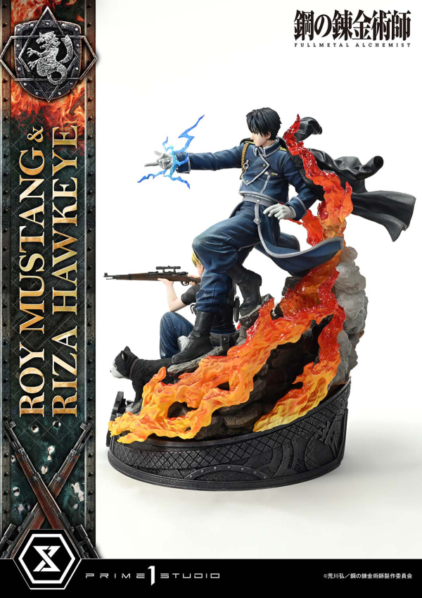 Prime 1 Studio Concept Masterline Fullmetal Alchemist Roy Mustang & Riza Hawkeye DX Bonus Version | 4580708049595