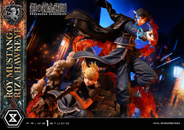 Prime 1 Studio Concept Masterline Fullmetal Alchemist Roy Mustang & Riza Hawkeye DX Bonus Version | 4580708049595