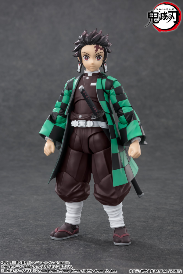 BANDAI Tamashii Tanjiro Kamado "Demon Slayer: Kimetsu no Yaiba", TAMASHII NATIONS S.H.Figuarts