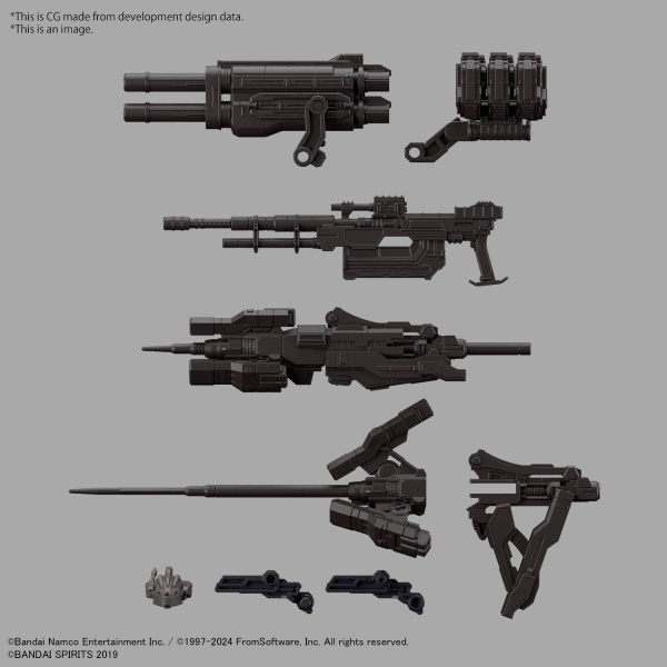 BANDAI Hobby 30MM ARMORED CORE Ⅵ FIRES OF RUBICON RaD CC-2000 ORBITER NIGHTFALL