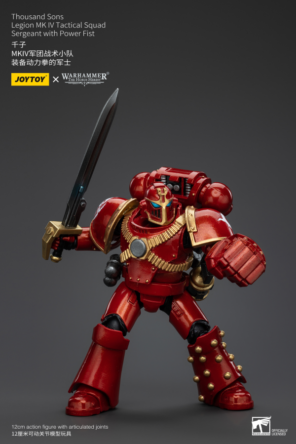 Joy Toy Thousand Sons Legion MK IV Tactical Squad Sergeant with Power Fist