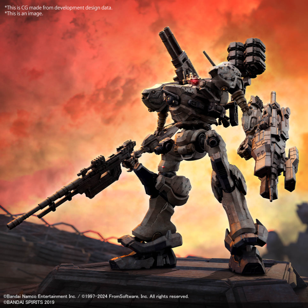 BANDAI Hobby 30MM ARMORED CORE Ⅵ FIRES OF RUBICON RaD CC-2000 ORBITER NIGHTFALL