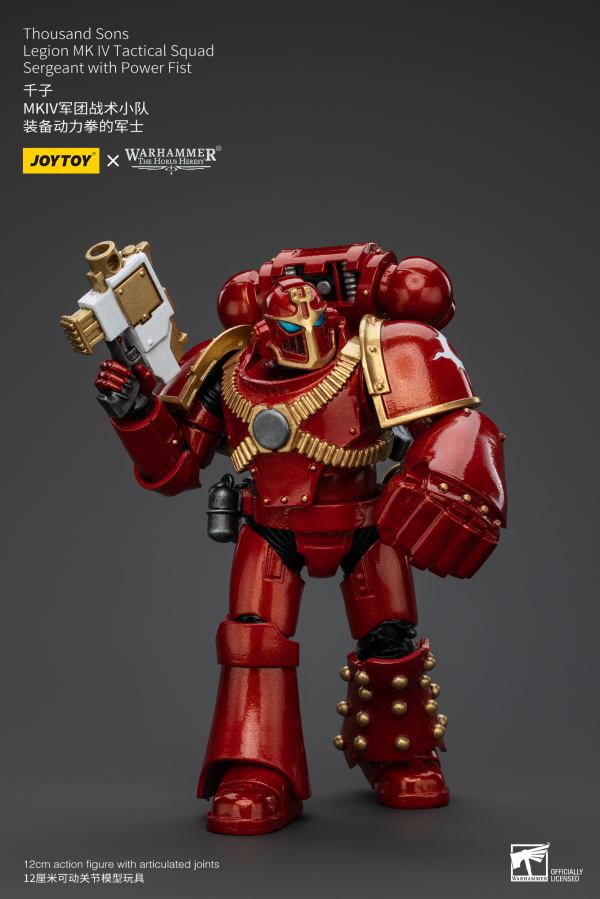 Joy Toy Thousand Sons Legion MK IV Tactical Squad Sergeant with Power Fist