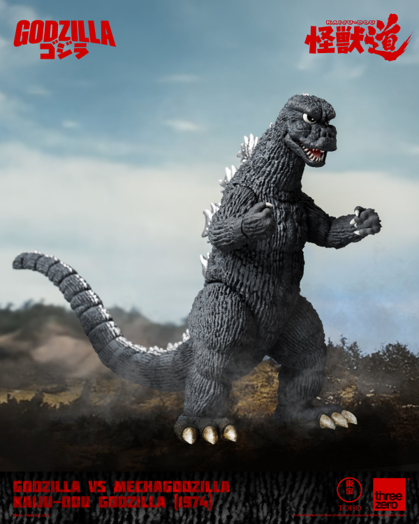 threezero GODZILLA VS MECHAGODZILLA - KAIJU-DOU Godzilla (1974)(4895250815179)(4895250815179)