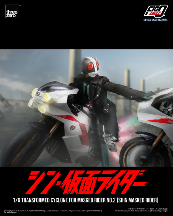 Three Zero FigZero 1/6 Transformed Cyclone for Masked Rider No.2 (SHIN MASKED RIDER)