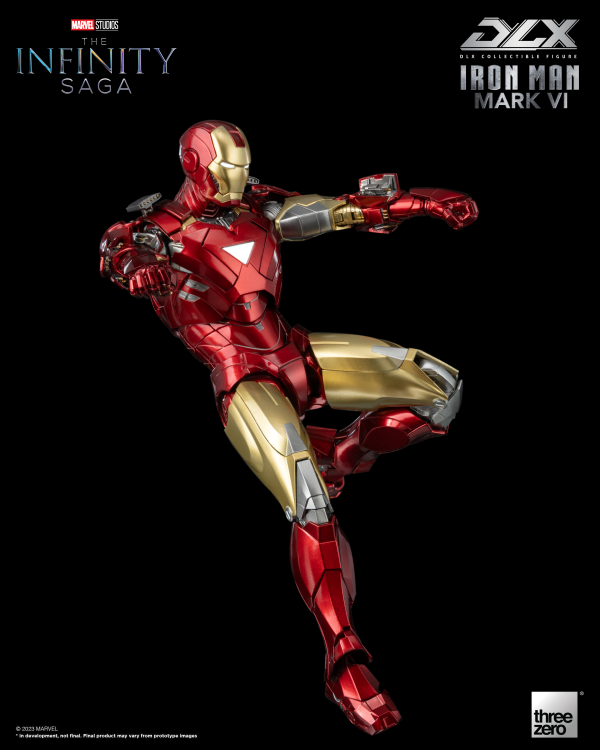 Three Zero Marvel Studios: The Infinity Saga: DLX Iron Man Mark 6