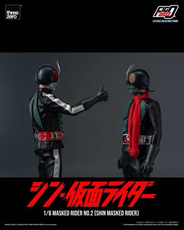 threezero FigZero 1/6 Masked Rider No.2 (SHIN MASKED RIDER)(4895250807969)(4895250807969)