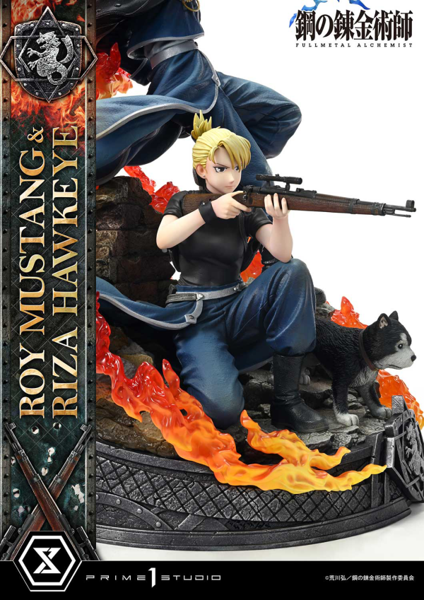 Prime 1 Studio Concept Masterline Fullmetal Alchemist Roy Mustang & Riza Hawkeye DX Bonus Version | 4580708049595