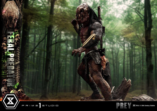 Prime 1 Studio Museum Masterline Prey Feral Predator Deluxe Version(4582647120731)(4582647120731)