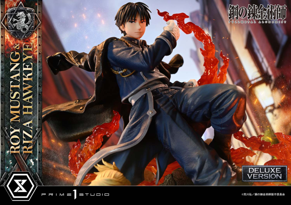 Prime 1 Studio Concept Masterline Fullmetal Alchemist Roy Mustang & Riza Hawkeye DX Bonus Version | 4580708049595