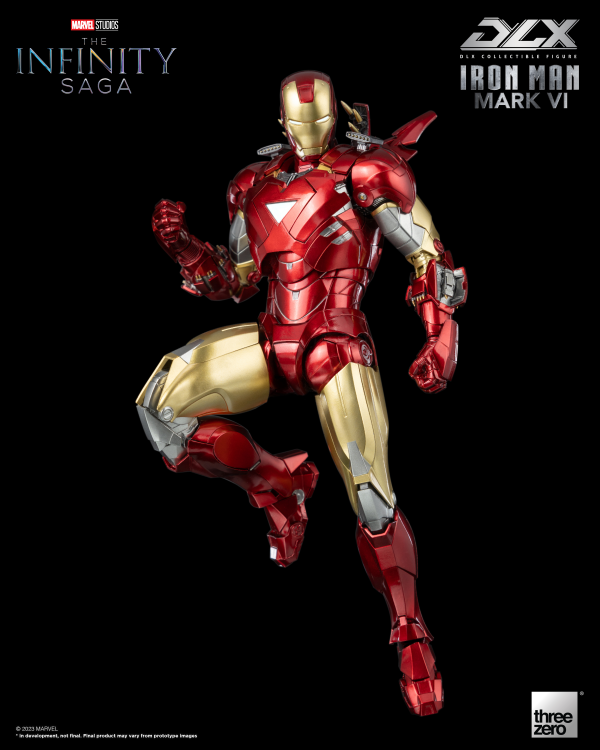 Three Zero Marvel Studios: The Infinity Saga: DLX Iron Man Mark 6