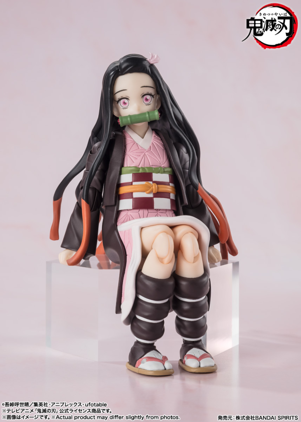 BANDAI Tamashii Nezuko Kamado "Demon Slayer: Kimetsu no Yaiba", TAMASHII NATIONS S.H.Figuarts