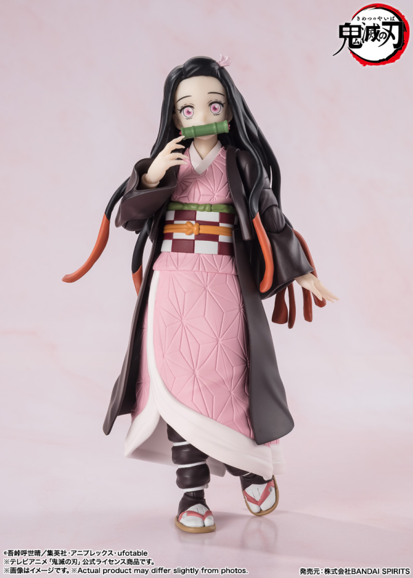 BANDAI Tamashii Nezuko Kamado "Demon Slayer: Kimetsu no Yaiba", TAMASHII NATIONS S.H.Figuarts