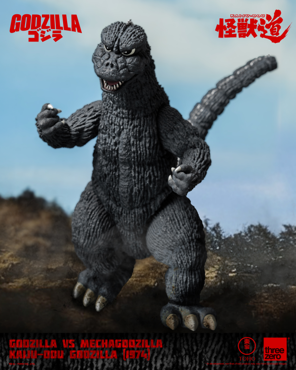 threezero GODZILLA VS MECHAGODZILLA - KAIJU-DOU Godzilla (1974)(4895250815179)(4895250815179)