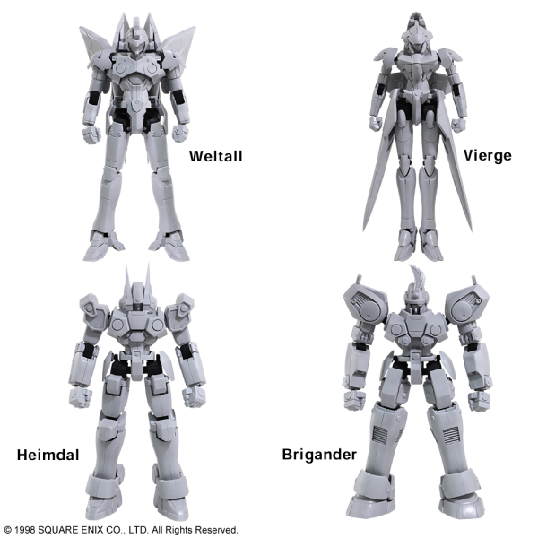 SQUARE ENIX XENOGEARS  STRUCTURE ARTS  1/144 Scale Plastic Model Kit Series Vol. 1 (Box)(4988601348409)(4988601348409)